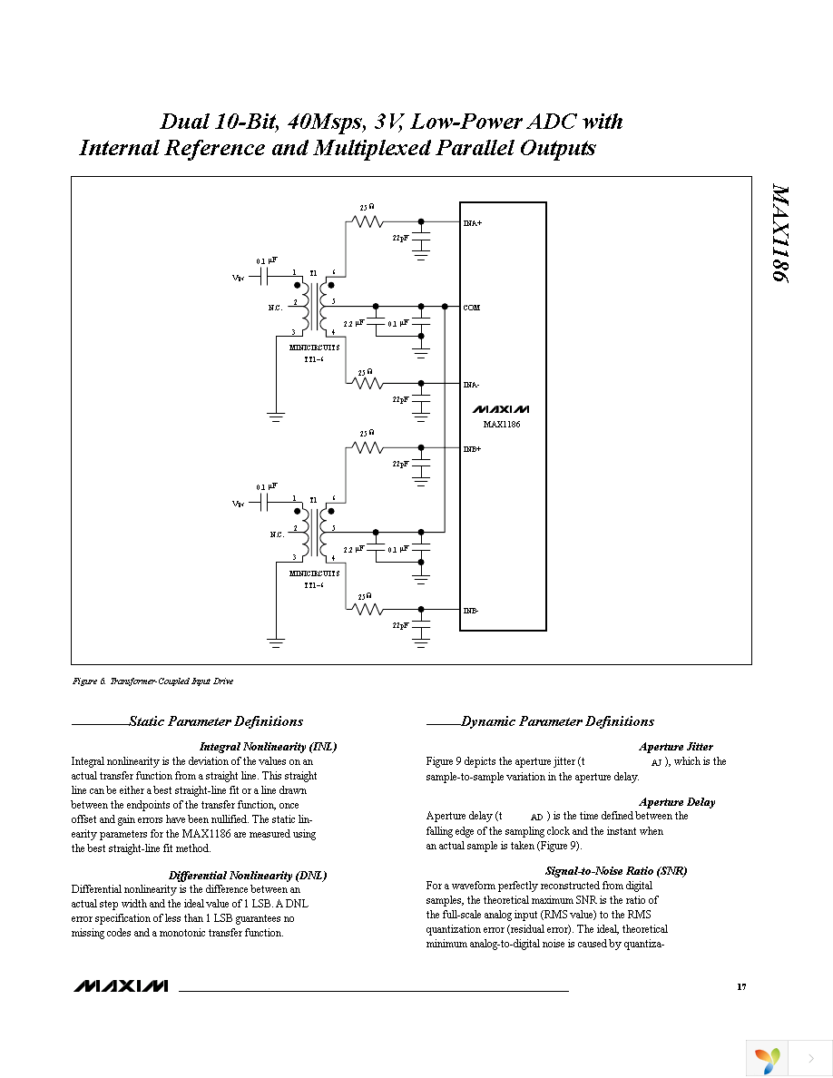 MAX1186ECM+TD Page 17