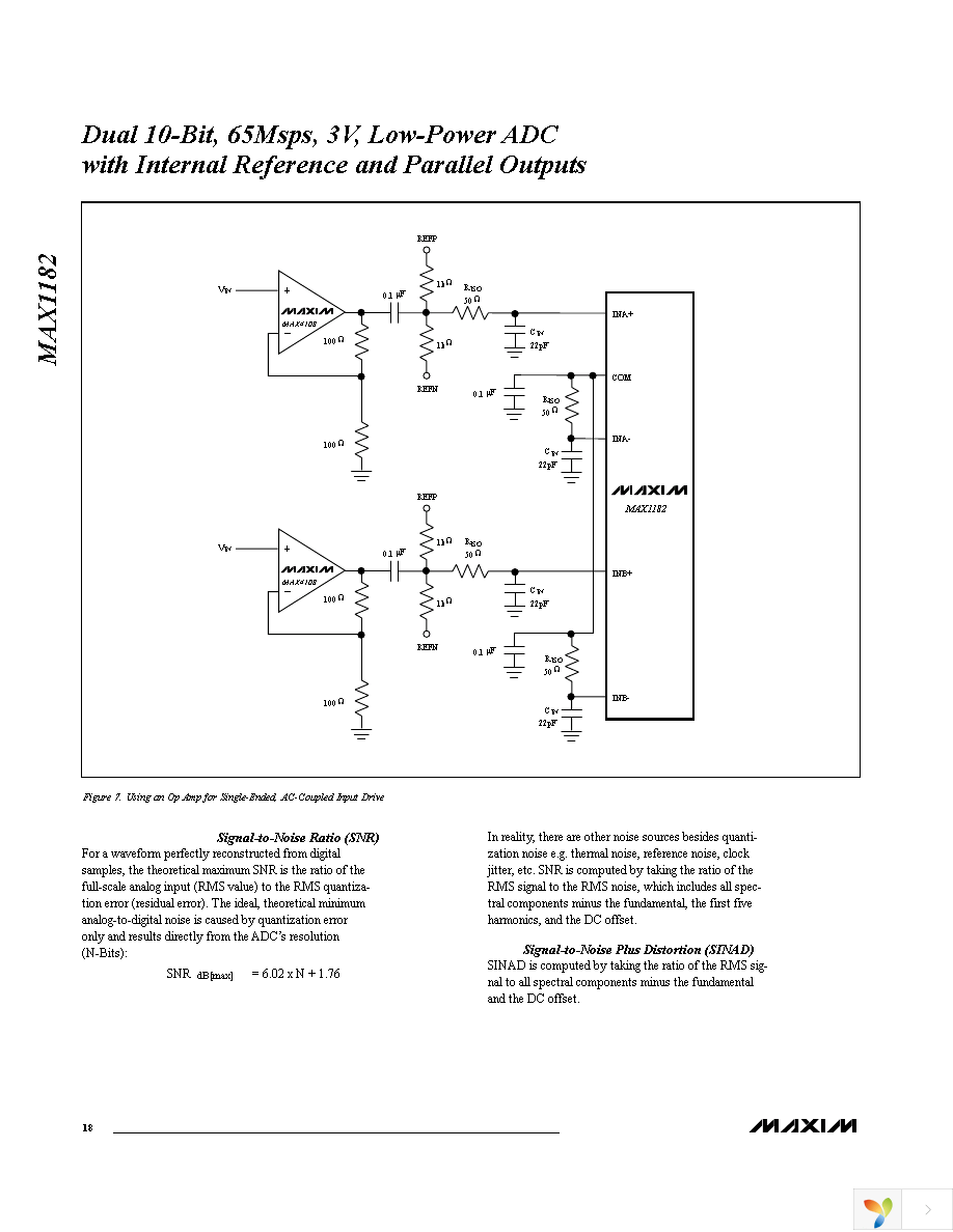 MAX1182ECM+TD Page 18