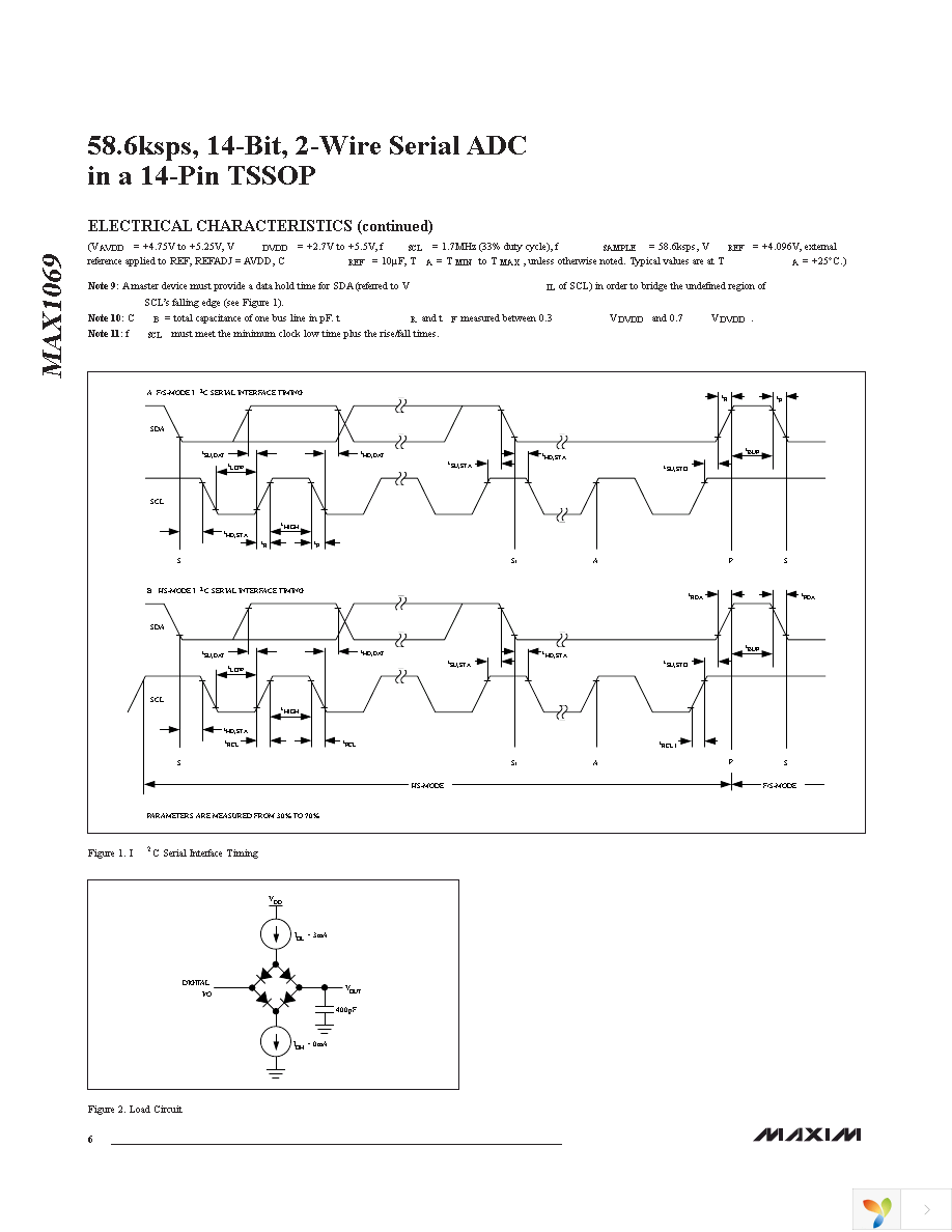 MAX1069BEUD+T Page 6