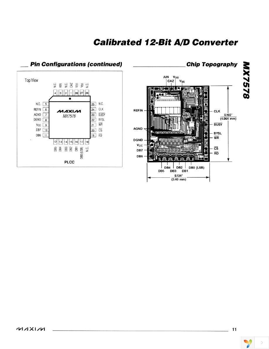 MX7578KCWG+T Page 11