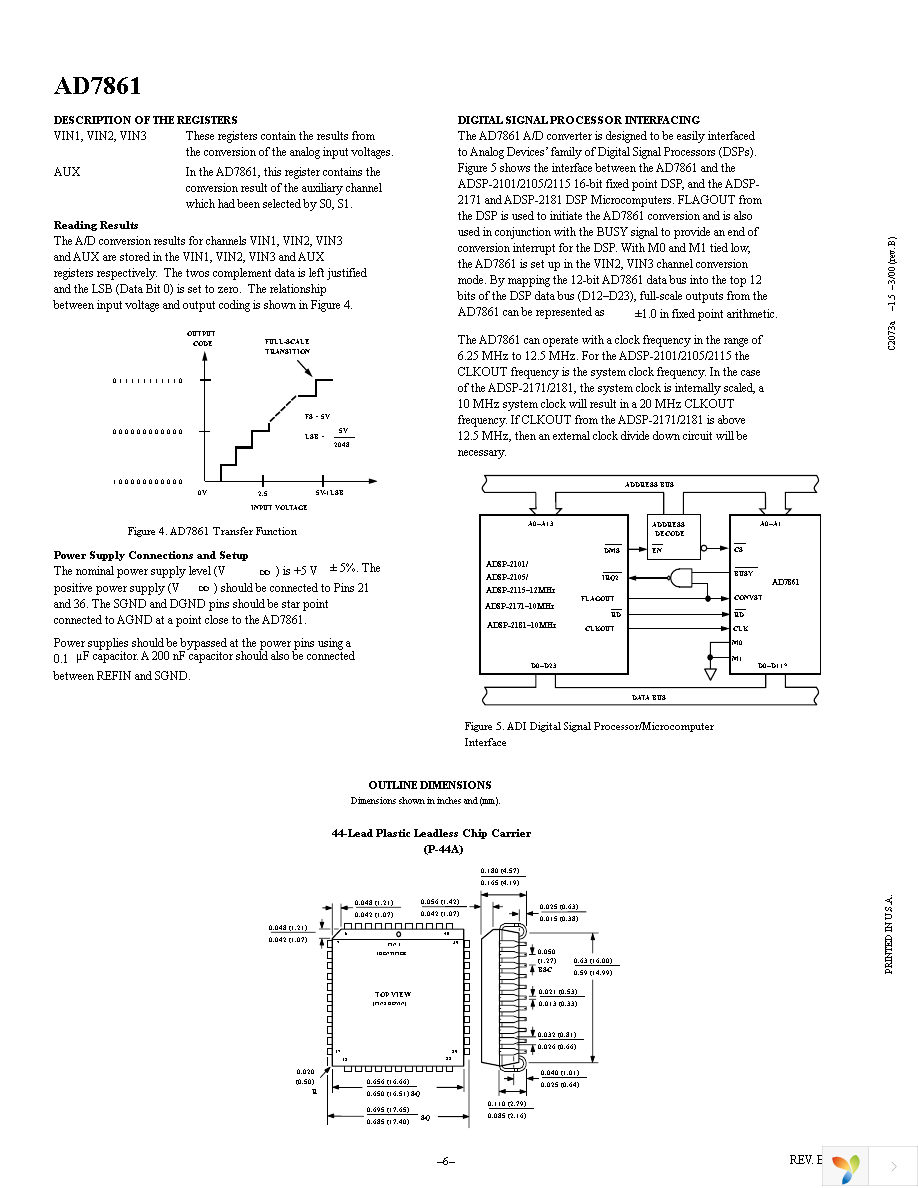 AD7861APZ Page 6