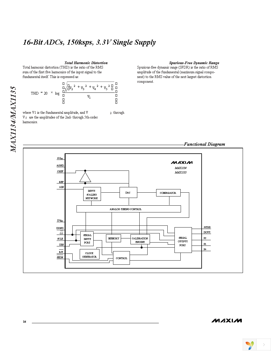 MAX1134BCAP+T Page 16