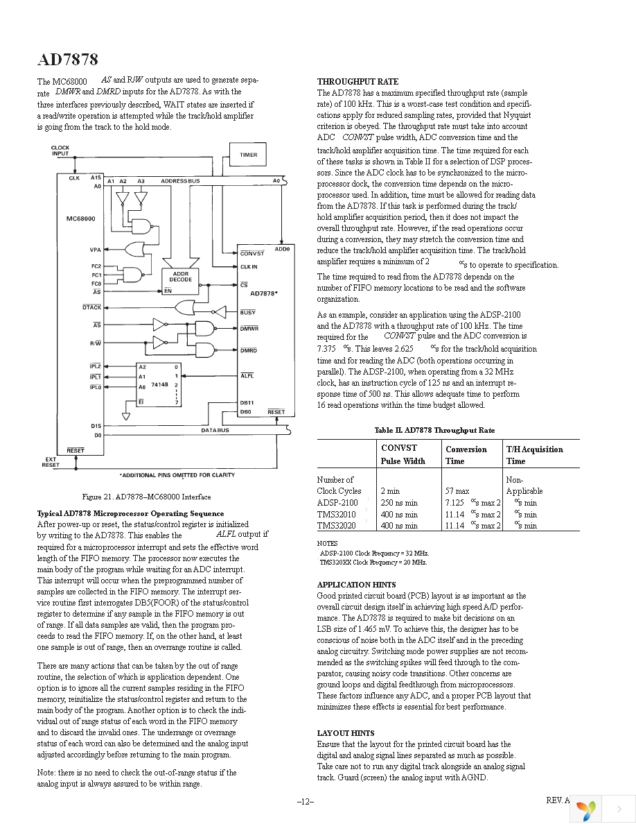 AD7878JPZ-REEL Page 12