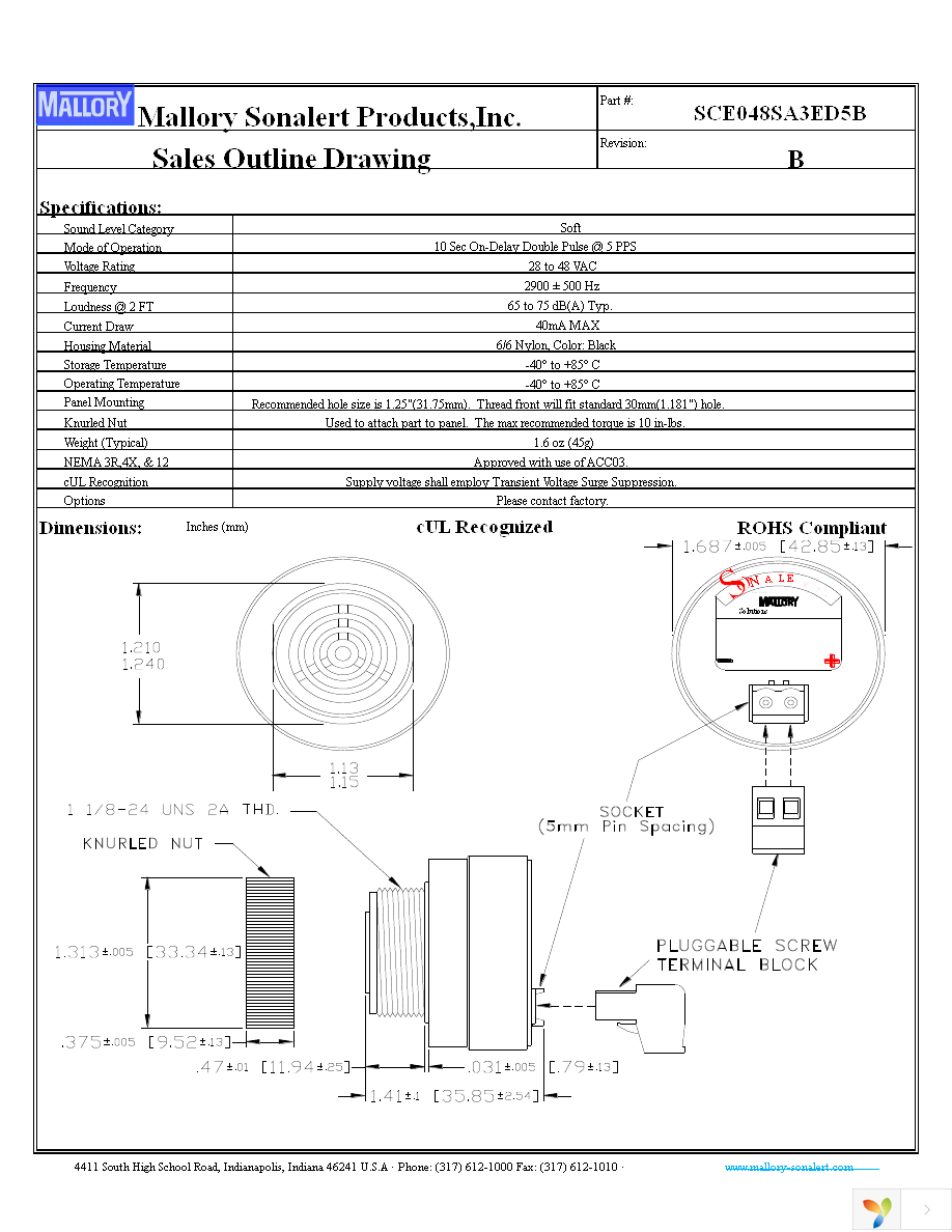 SCE048SA3ED5B Page 1