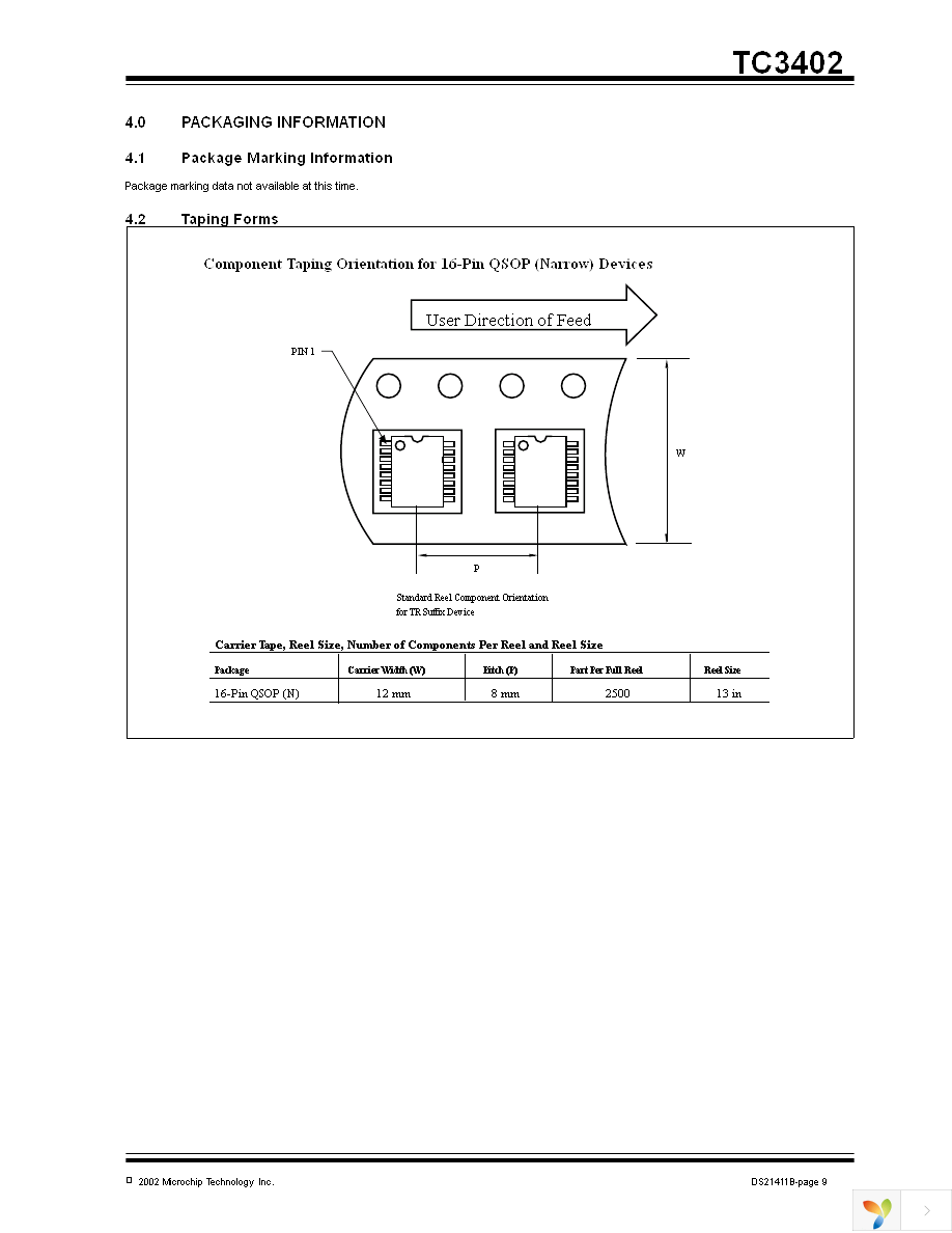 TC3402VQRTR Page 9