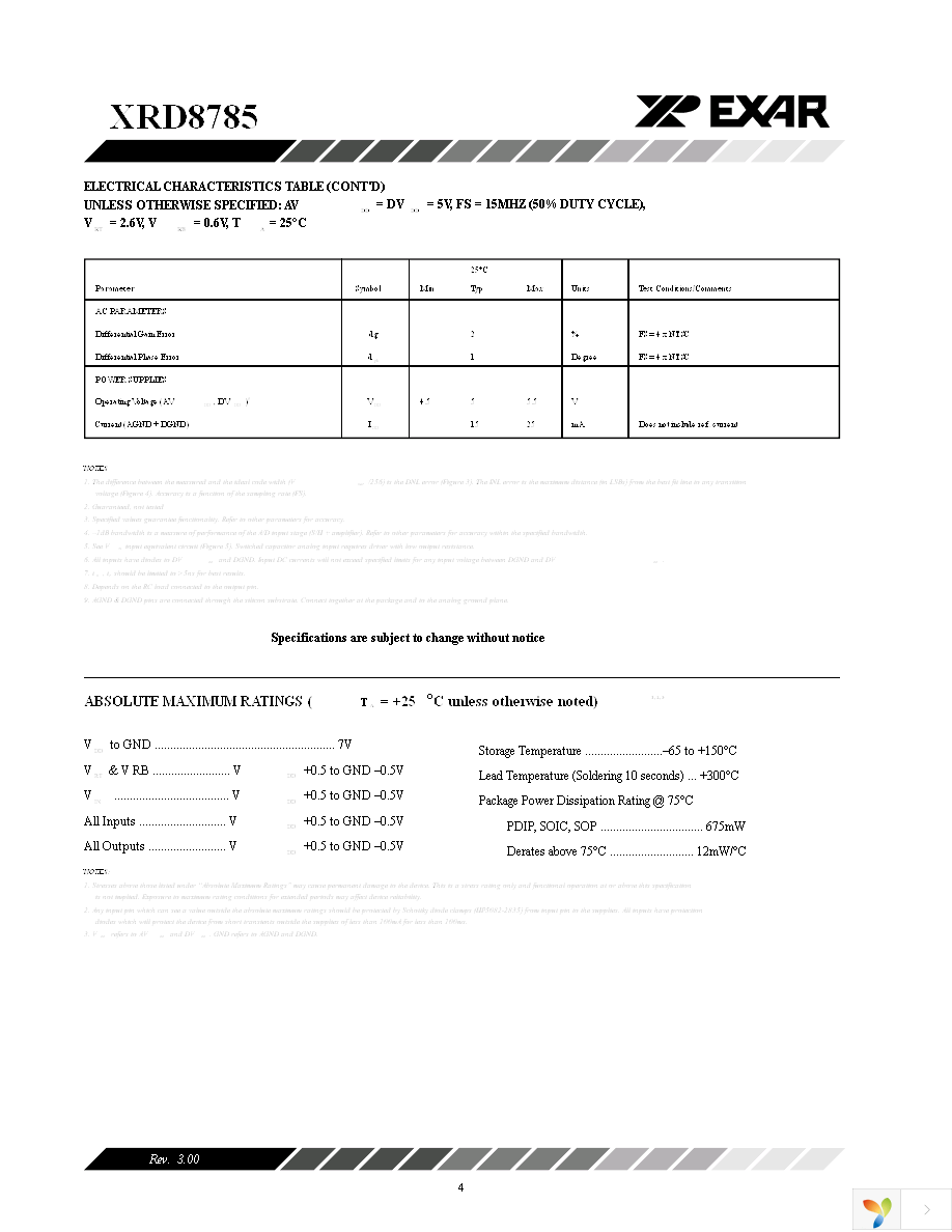 XRD8785AIDTR-F Page 4