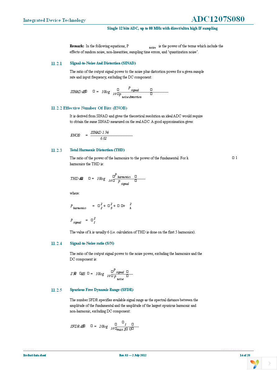 IDTADC1207S080HW-C2 Page 14