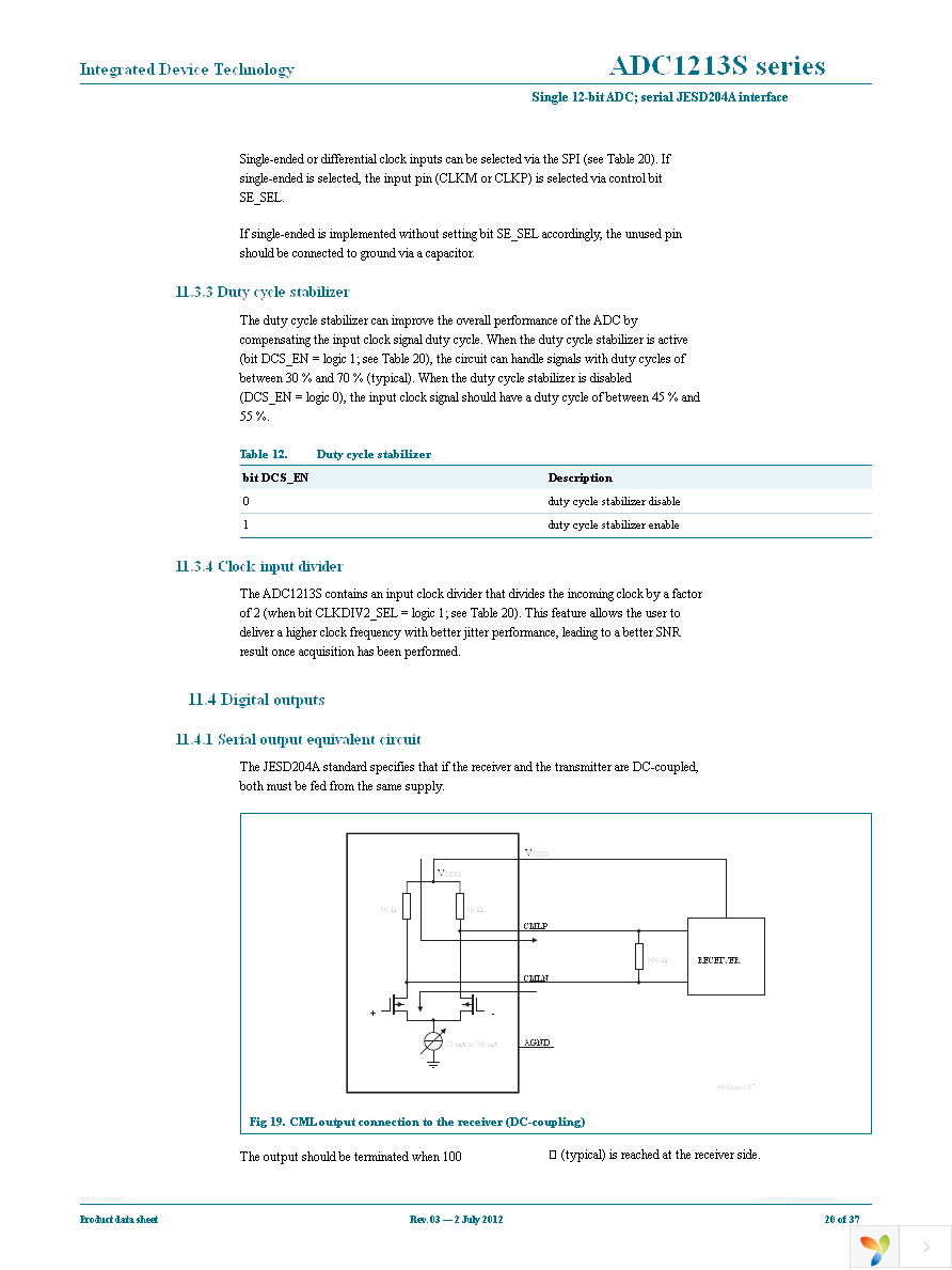 ADC1213S125HN-C18 Page 20