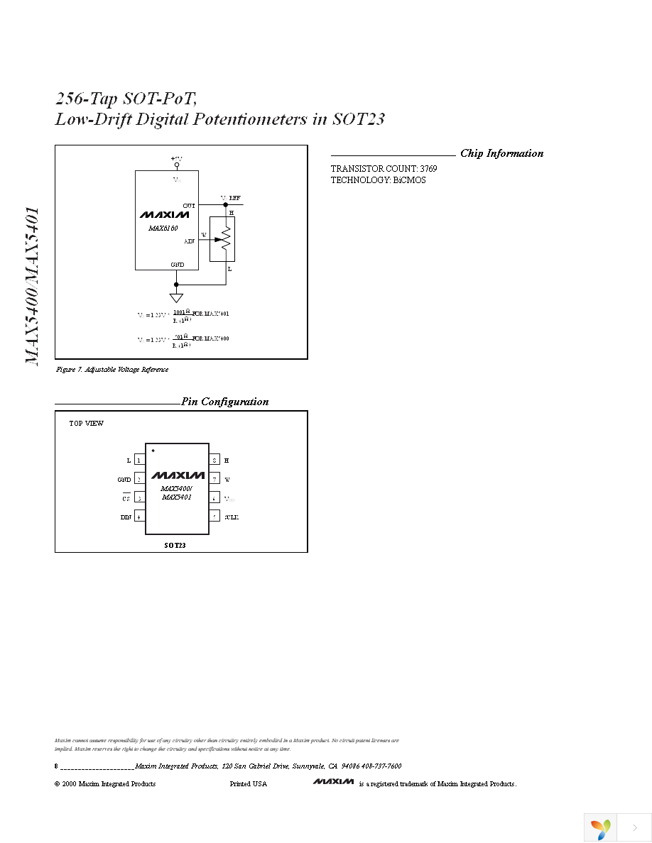 MAX5401EKA+T Page 8