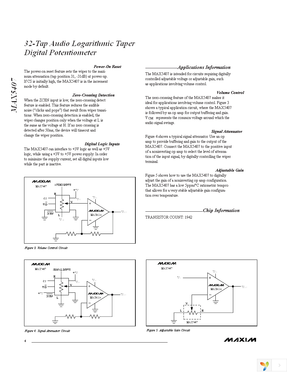 MAX5407EKA+T Page 6