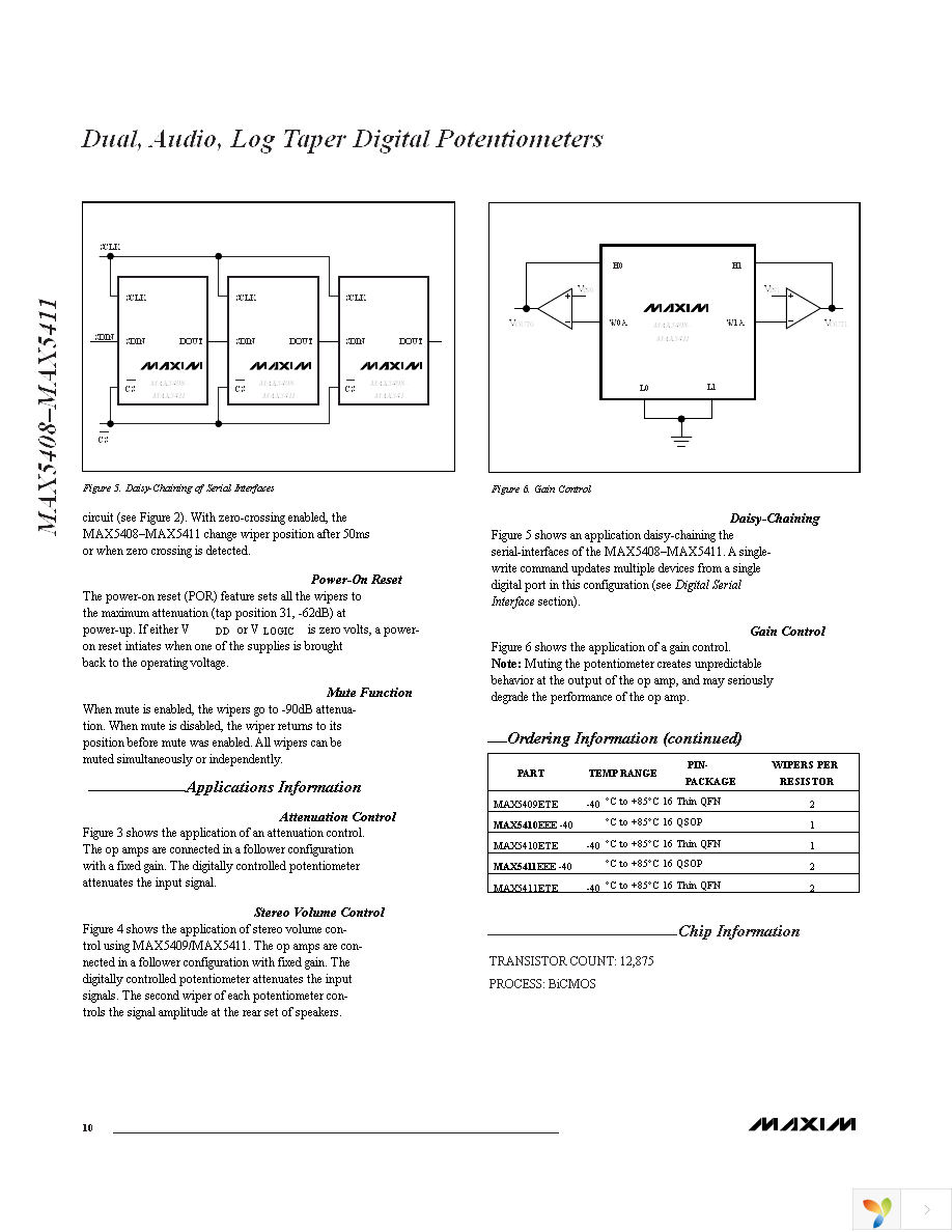 MAX5408EEE+ Page 10