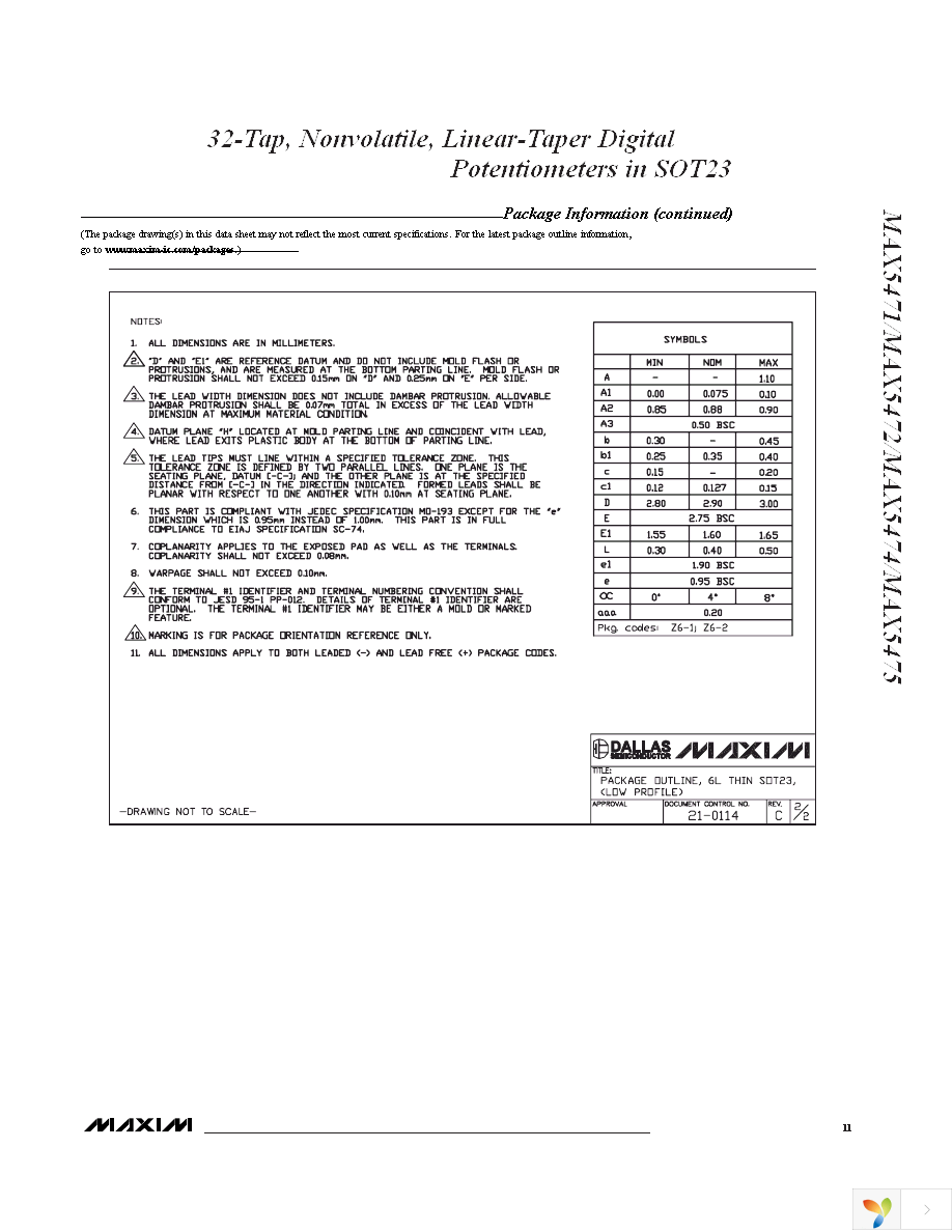 MAX5472EZT+T Page 11