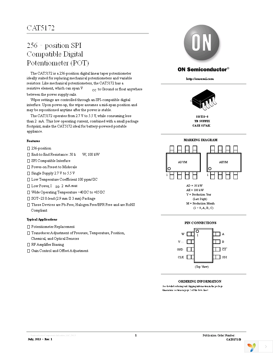 CAT5172TBI-50GT3 Page 1