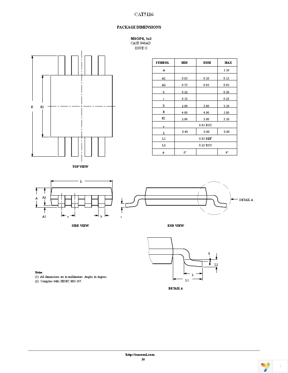 CAT5116ZI-T3 Page 10