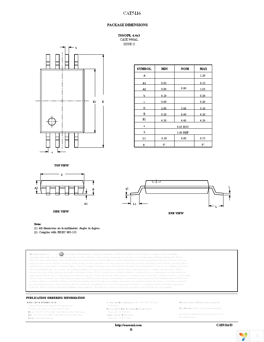 CAT5116ZI-T3 Page 11