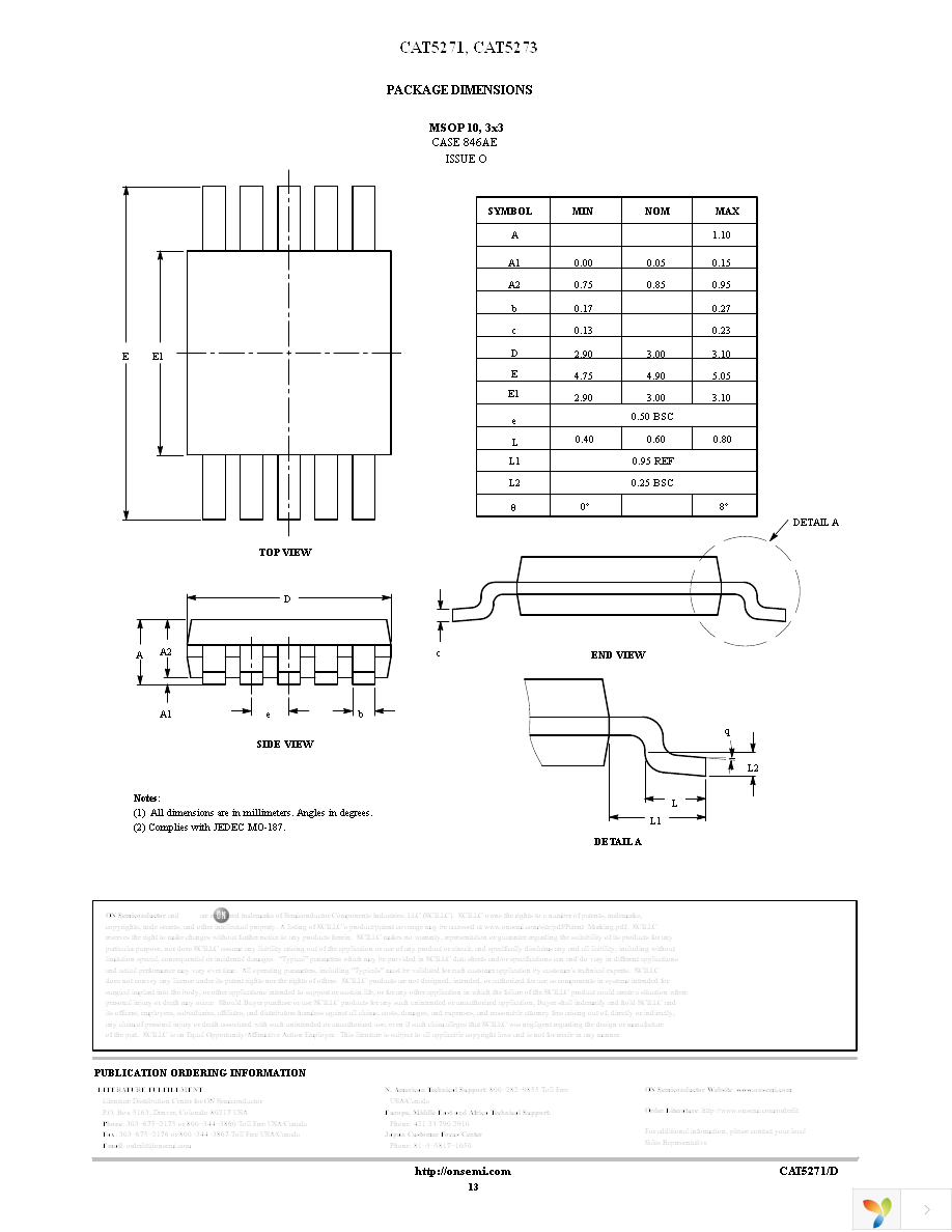 CAT5271ZI-50-GT3 Page 13