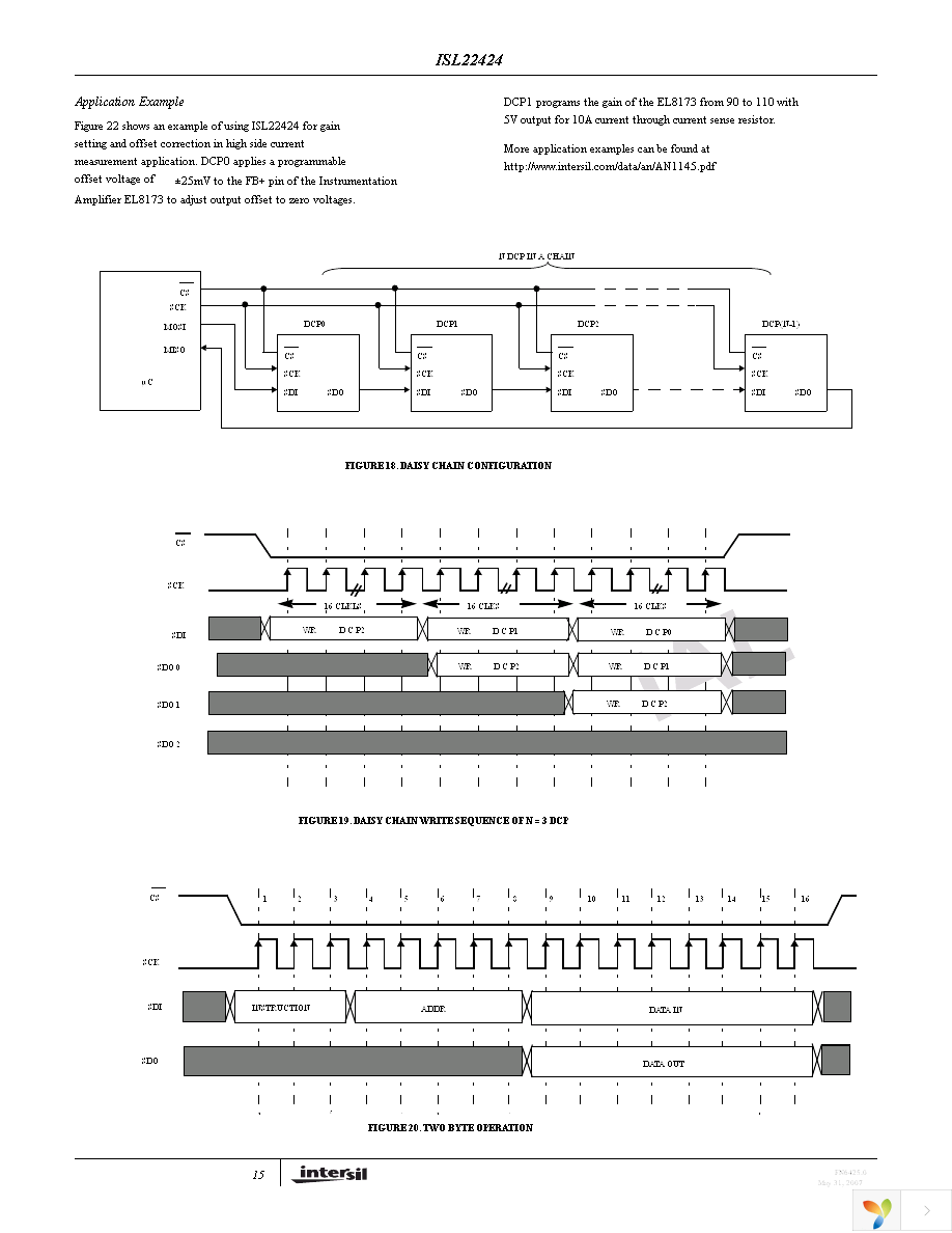 ISL22424UFV14Z-TK Page 15