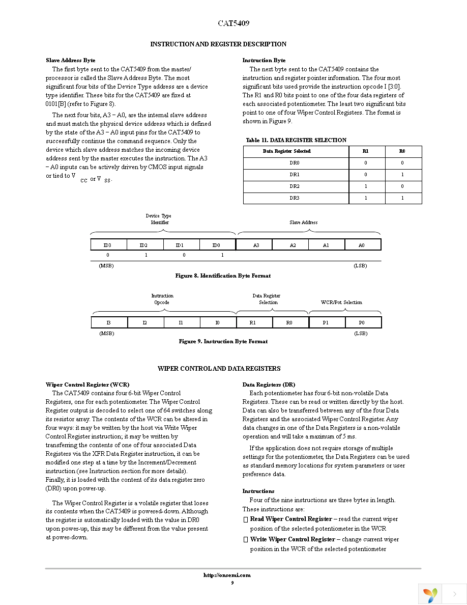 CAT5409YI-00-T2 Page 9