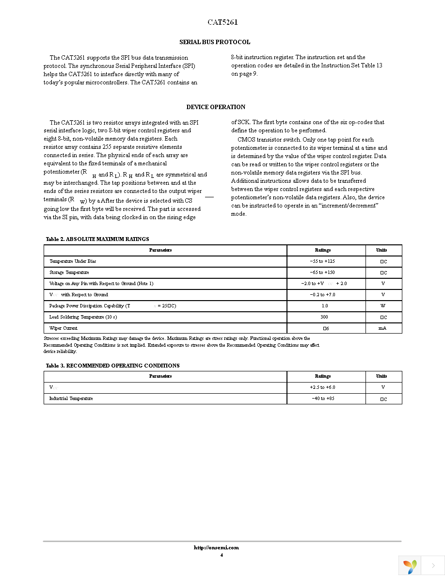 CAT5261YI-00-T2 Page 4