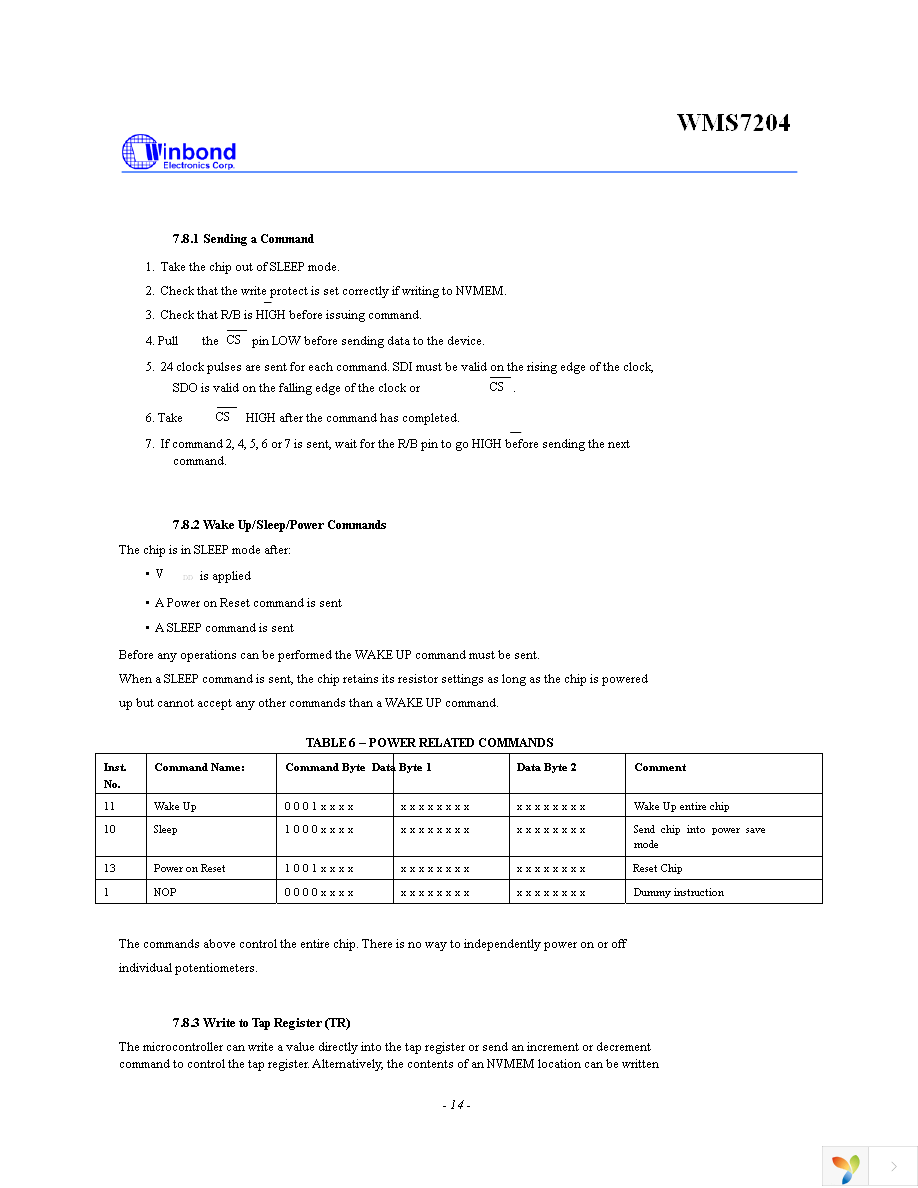 WMS7204050P Page 14