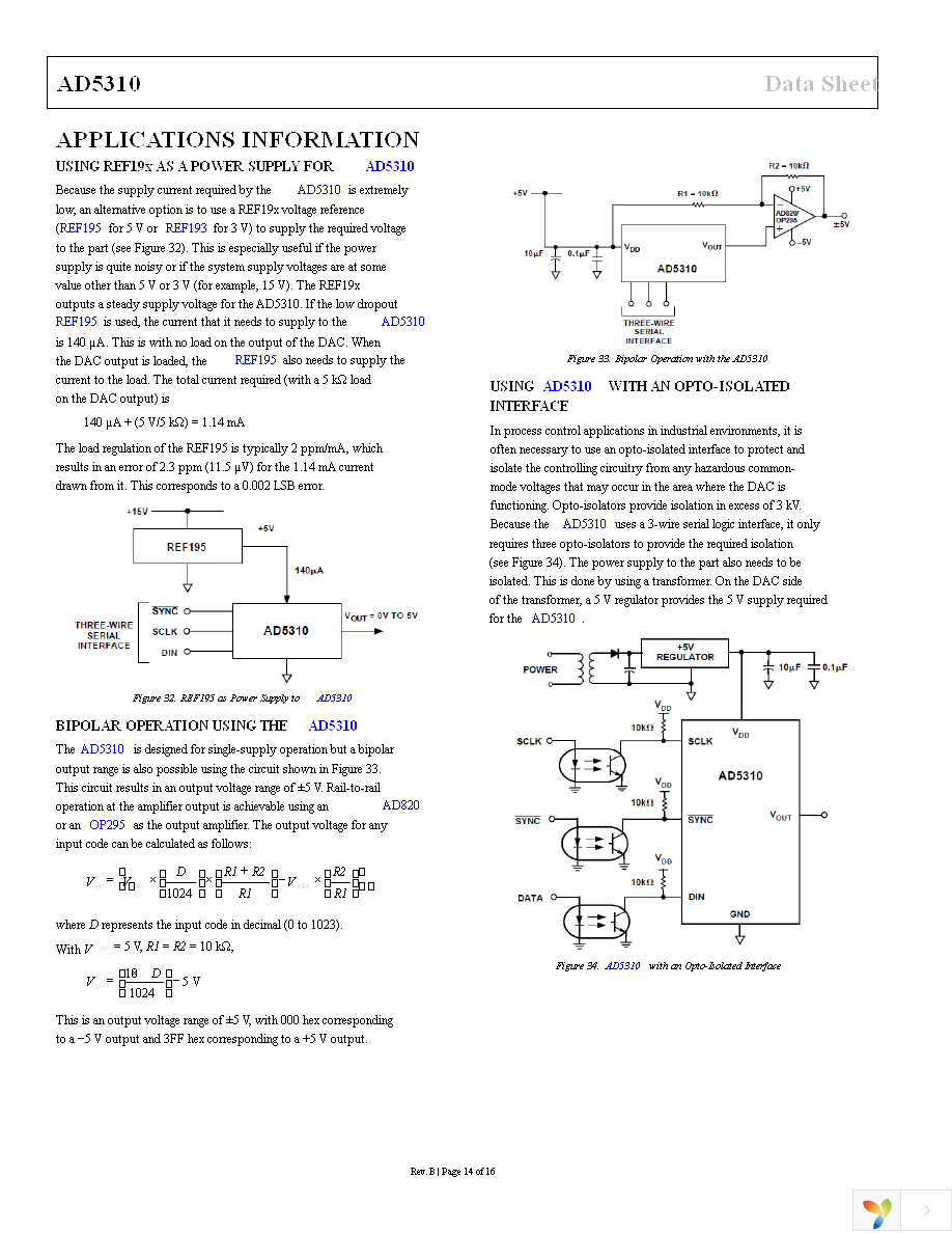 AD5310BRTZ-REEL Page 14