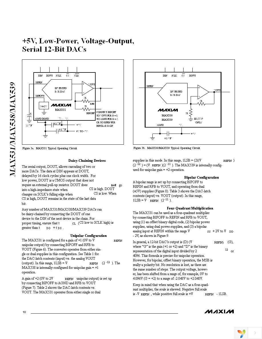 MAX538BCSA+ Page 10