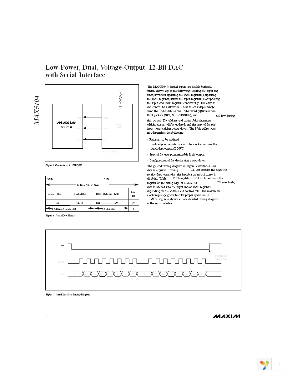 MAX5104CEE+ Page 8