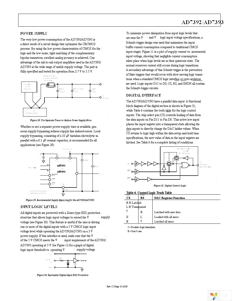 AD7392ARZ Page 13