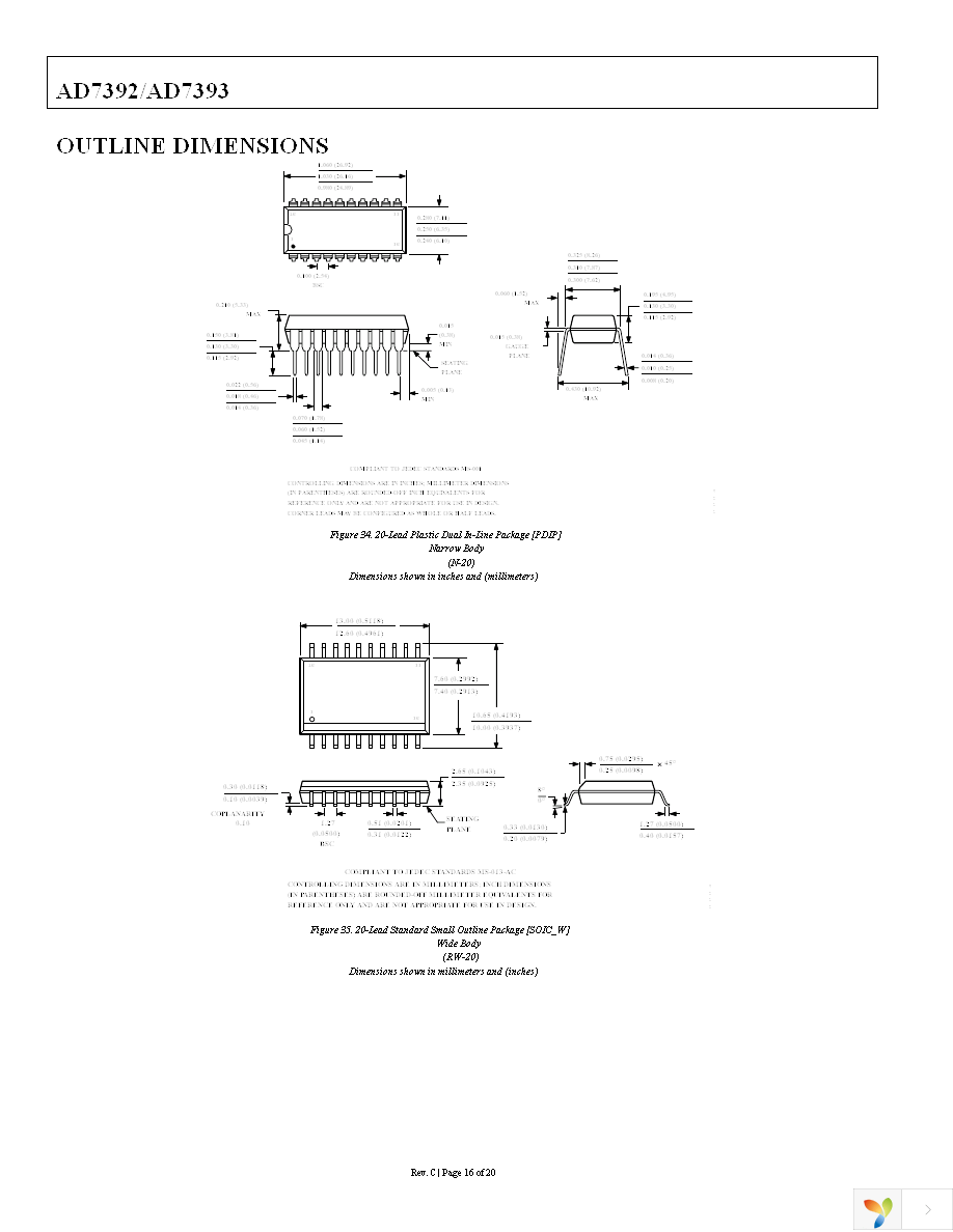 AD7392ARZ Page 16