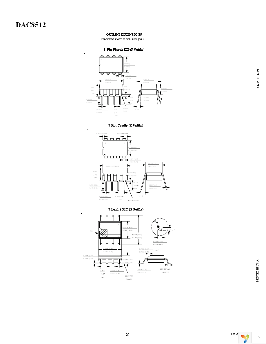 DAC8512FSZ Page 20