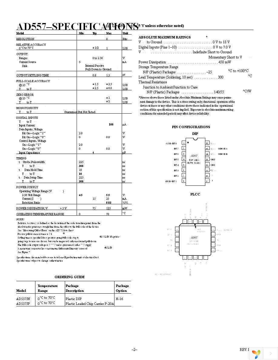 AD557JNZ Page 2