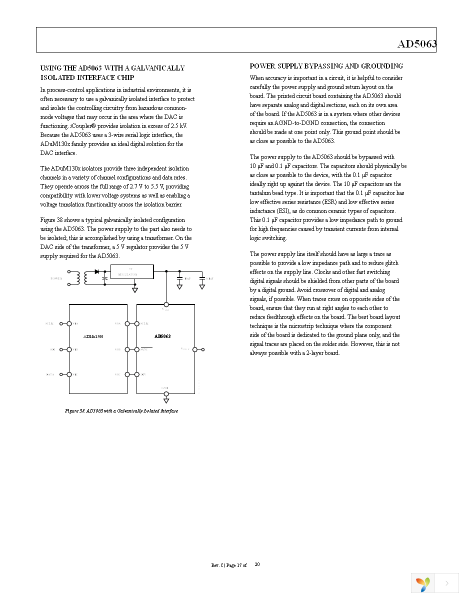 AD5063BRMZ Page 17