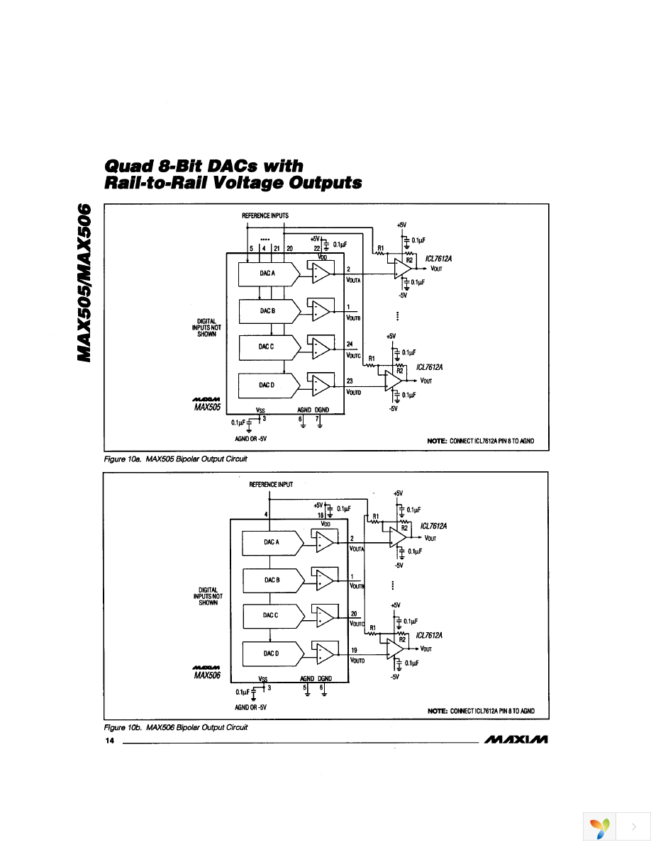 MAX505BCNG+ Page 14