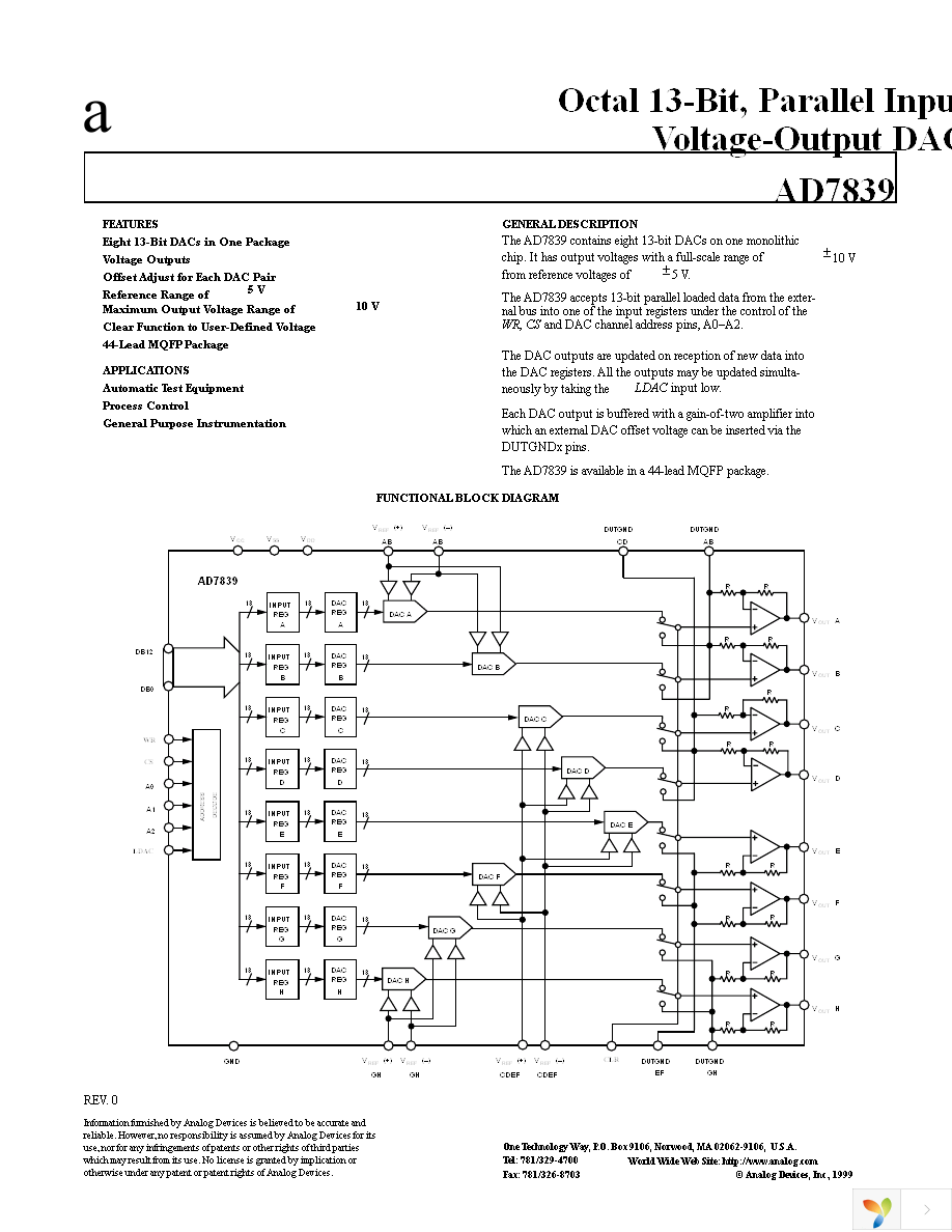 AD7839ASZ Page 1