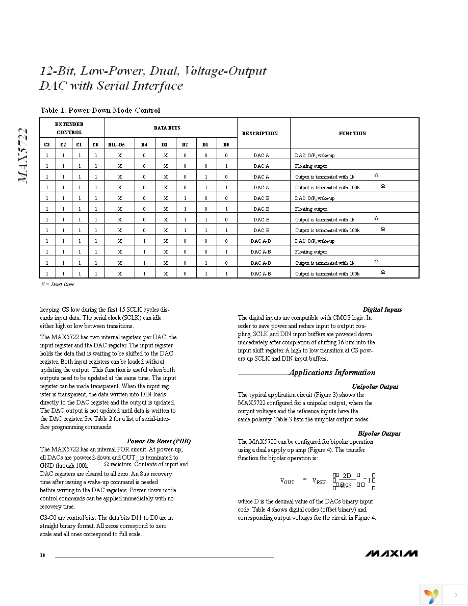 MAX5722EUA+ Page 10