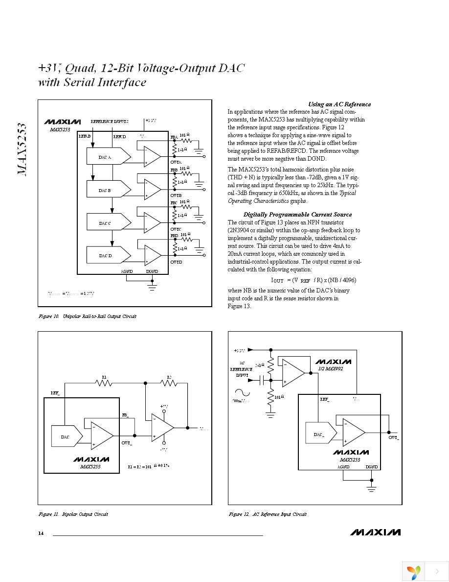 MAX5353BCUA+ Page 14