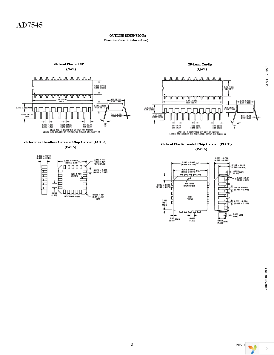 AD7545AKNZ Page 8