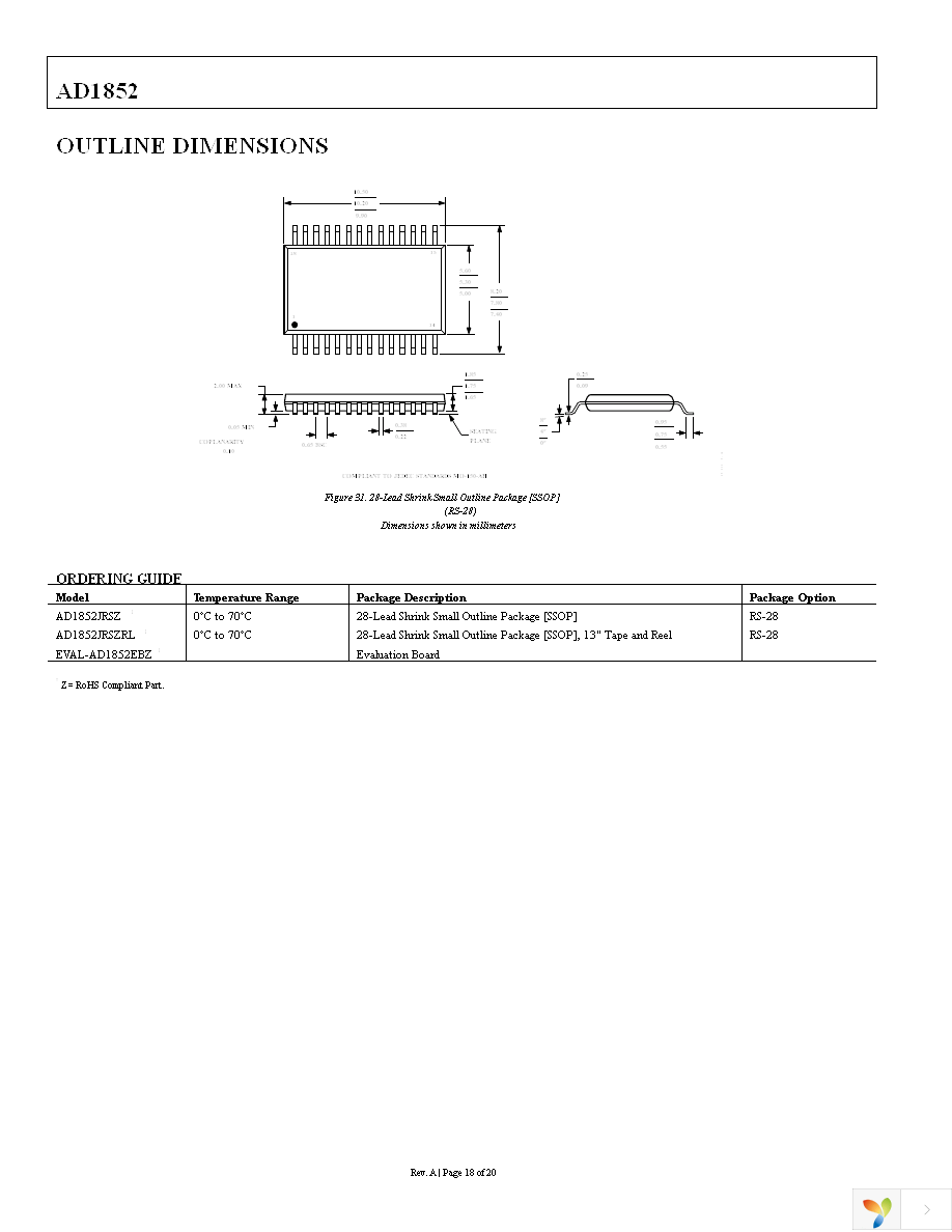 AD1852JRSZ Page 18