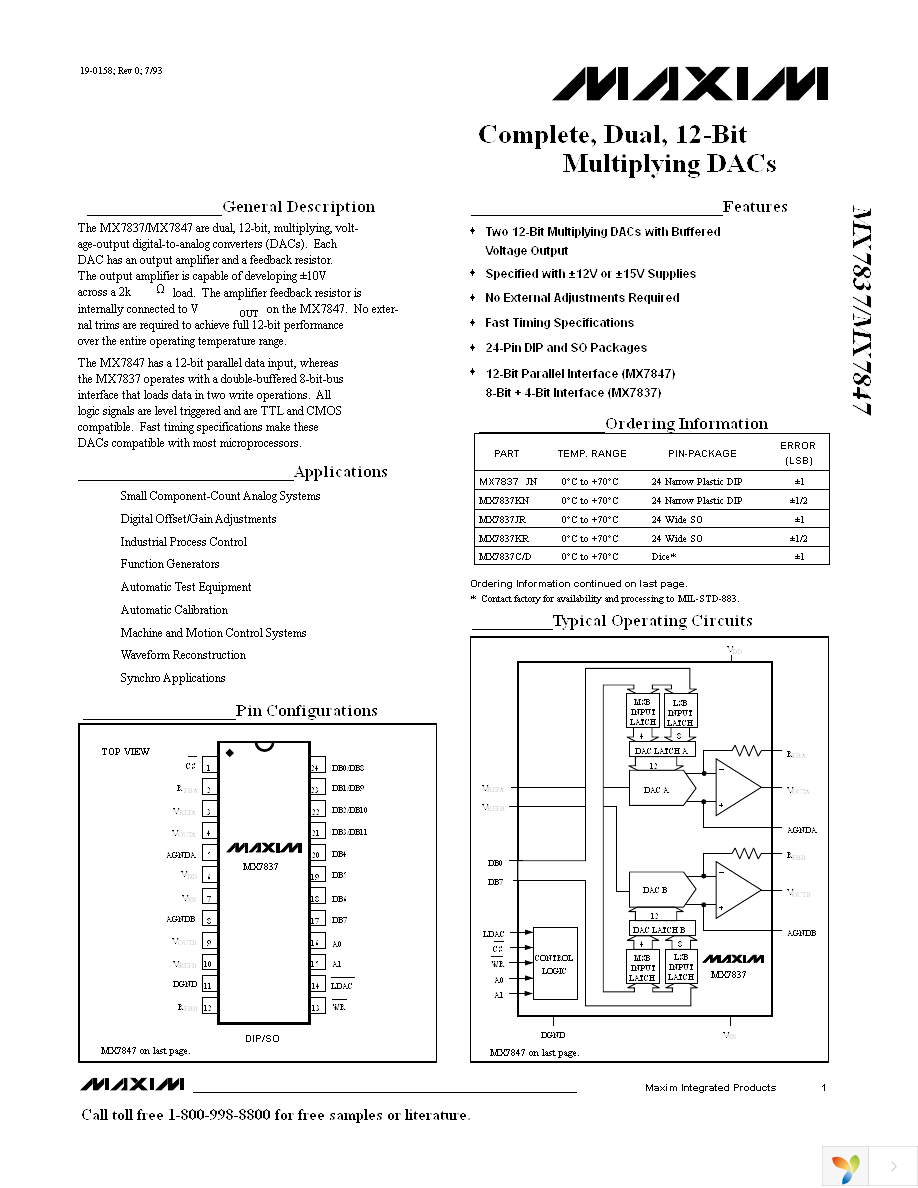 MX7837JR+T Page 1