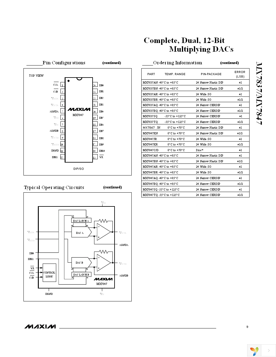 MX7837JR+T Page 9