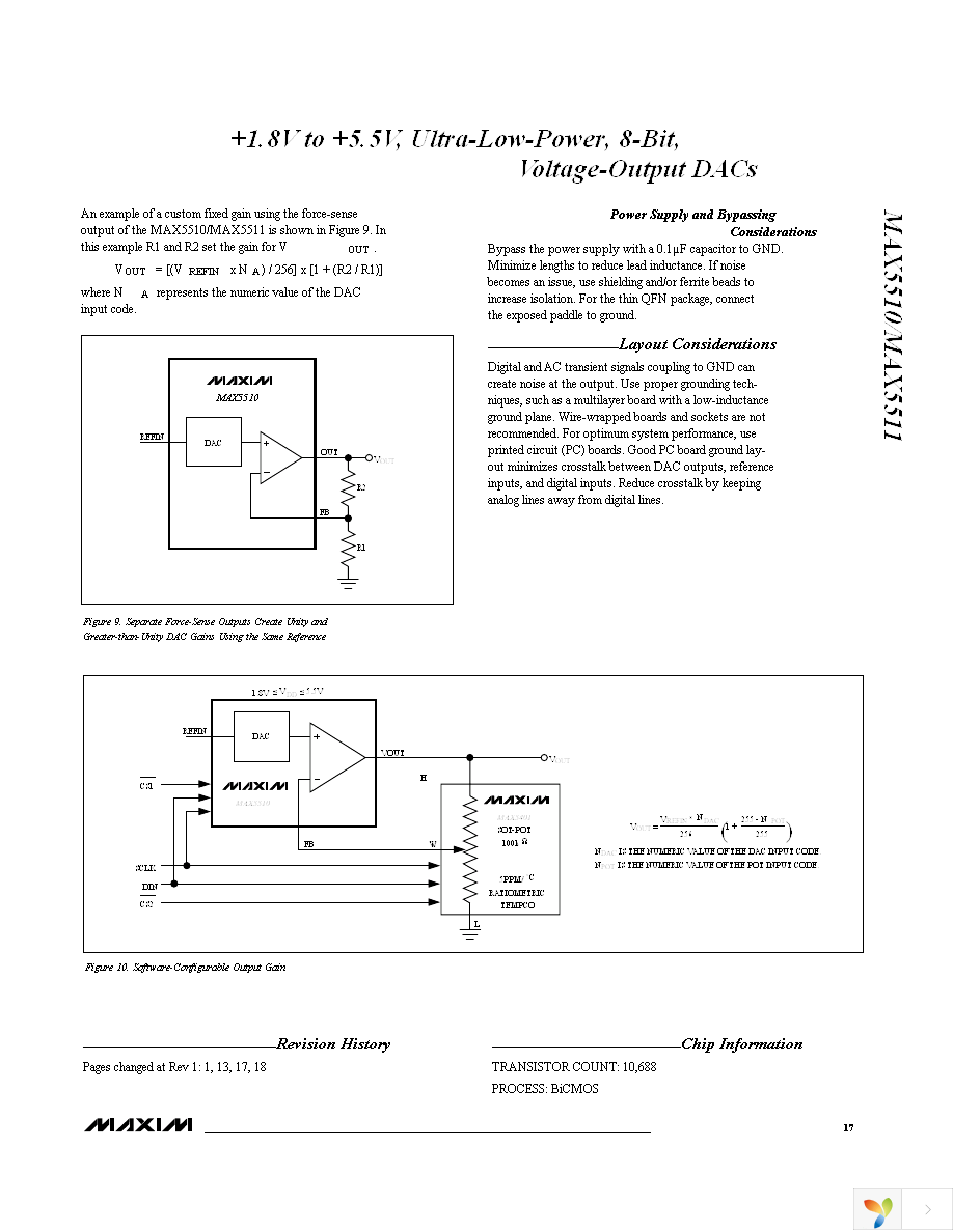 MAX5510ETC+ Page 17