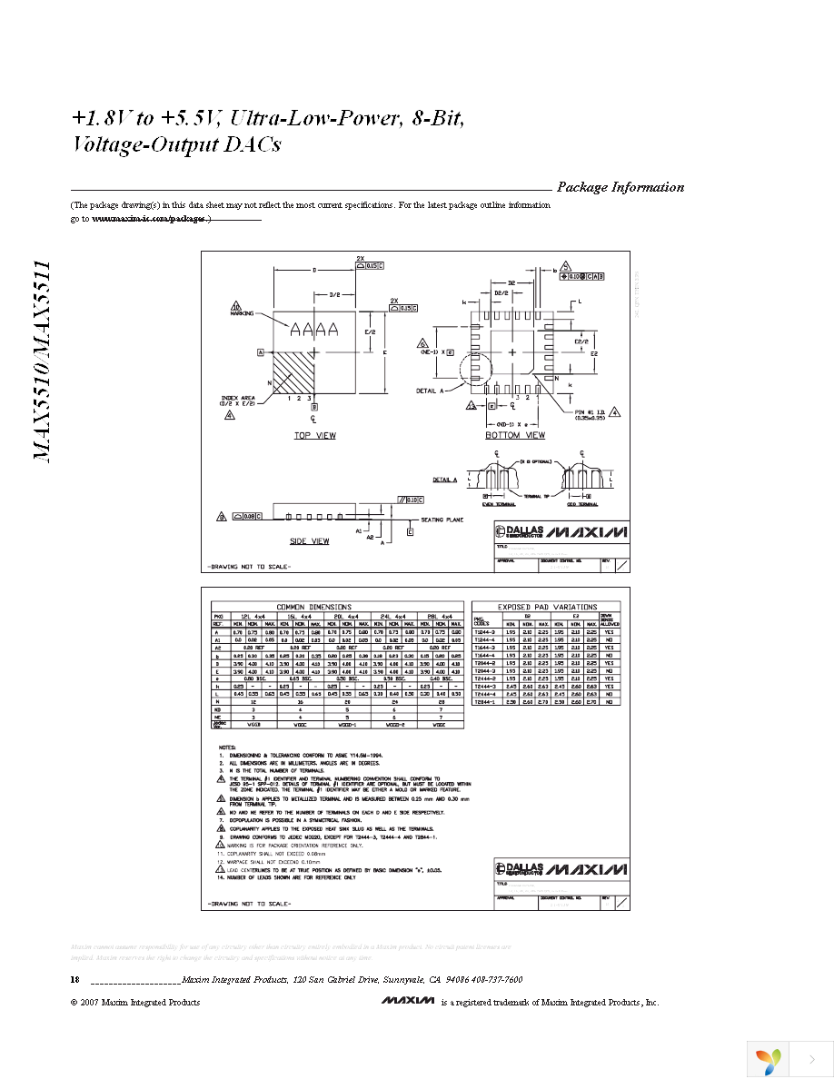 MAX5510ETC+ Page 18