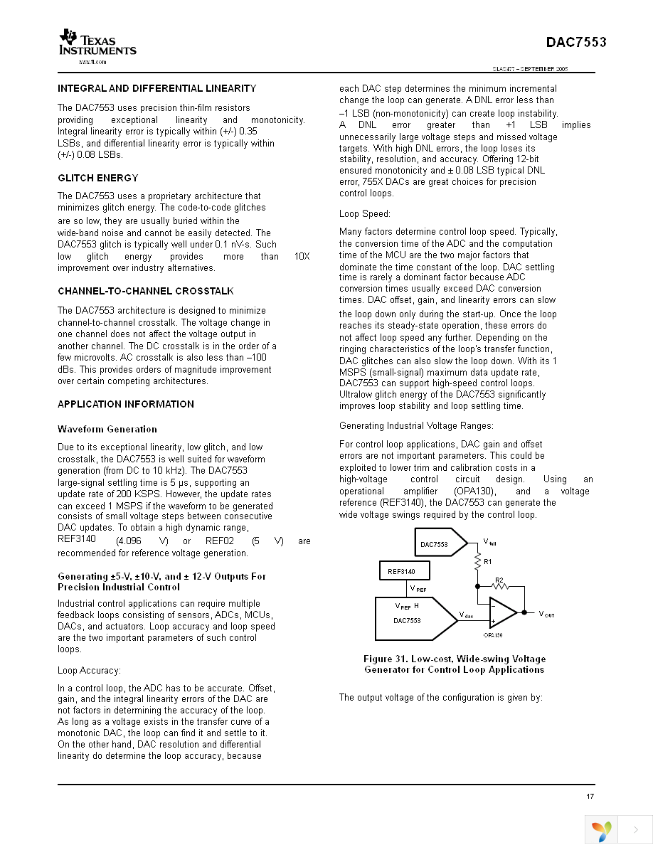 DAC7553IRGTT Page 17