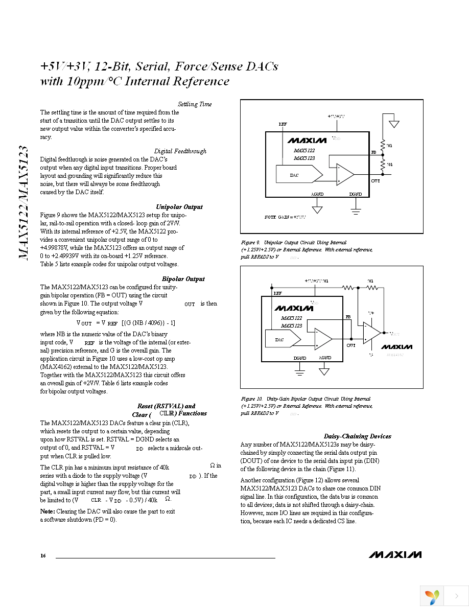 MAX5123AEEE+ Page 16