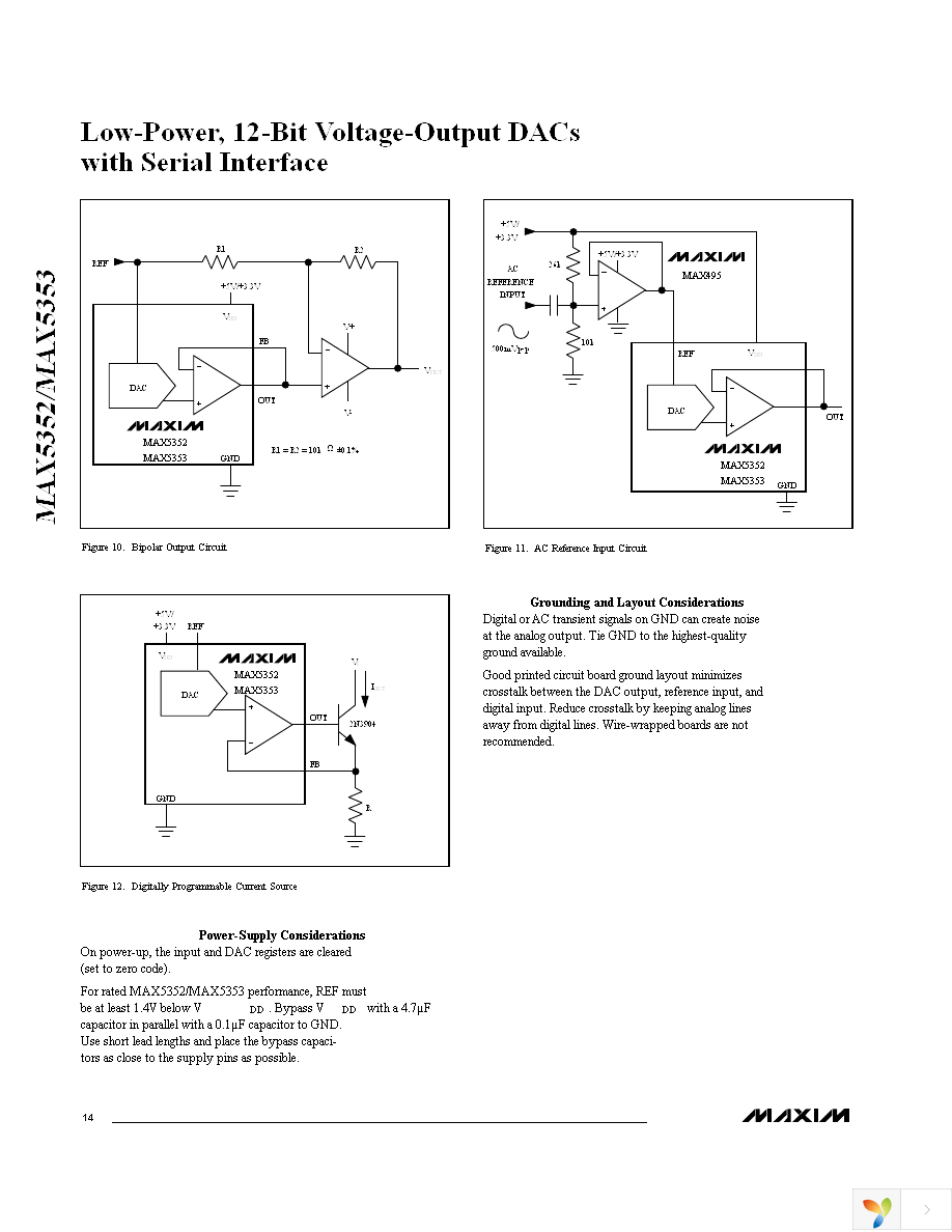 MAX5352BCUA+ Page 14