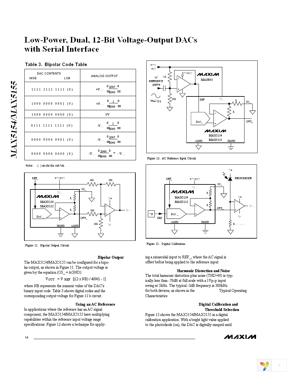 MAX5154BEEE+ Page 14