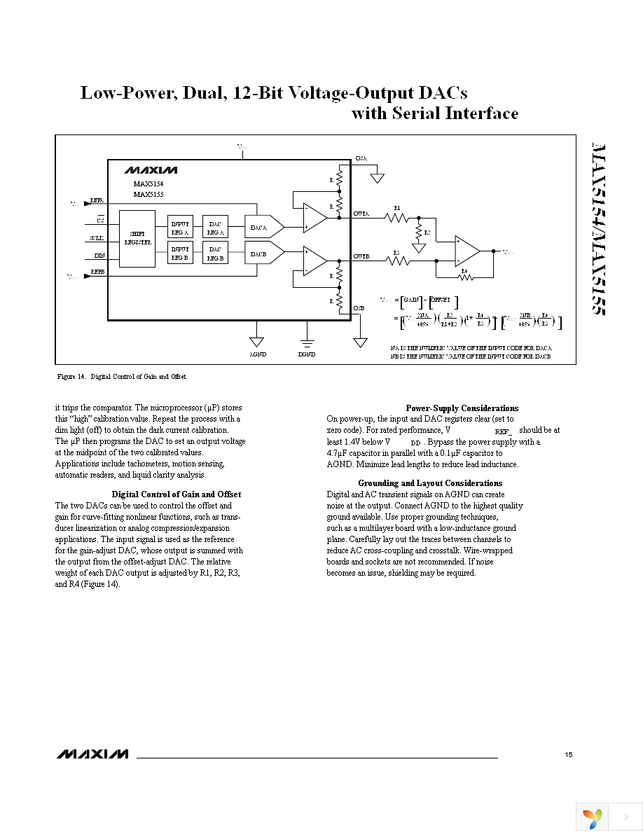 MAX5154BEEE+ Page 15