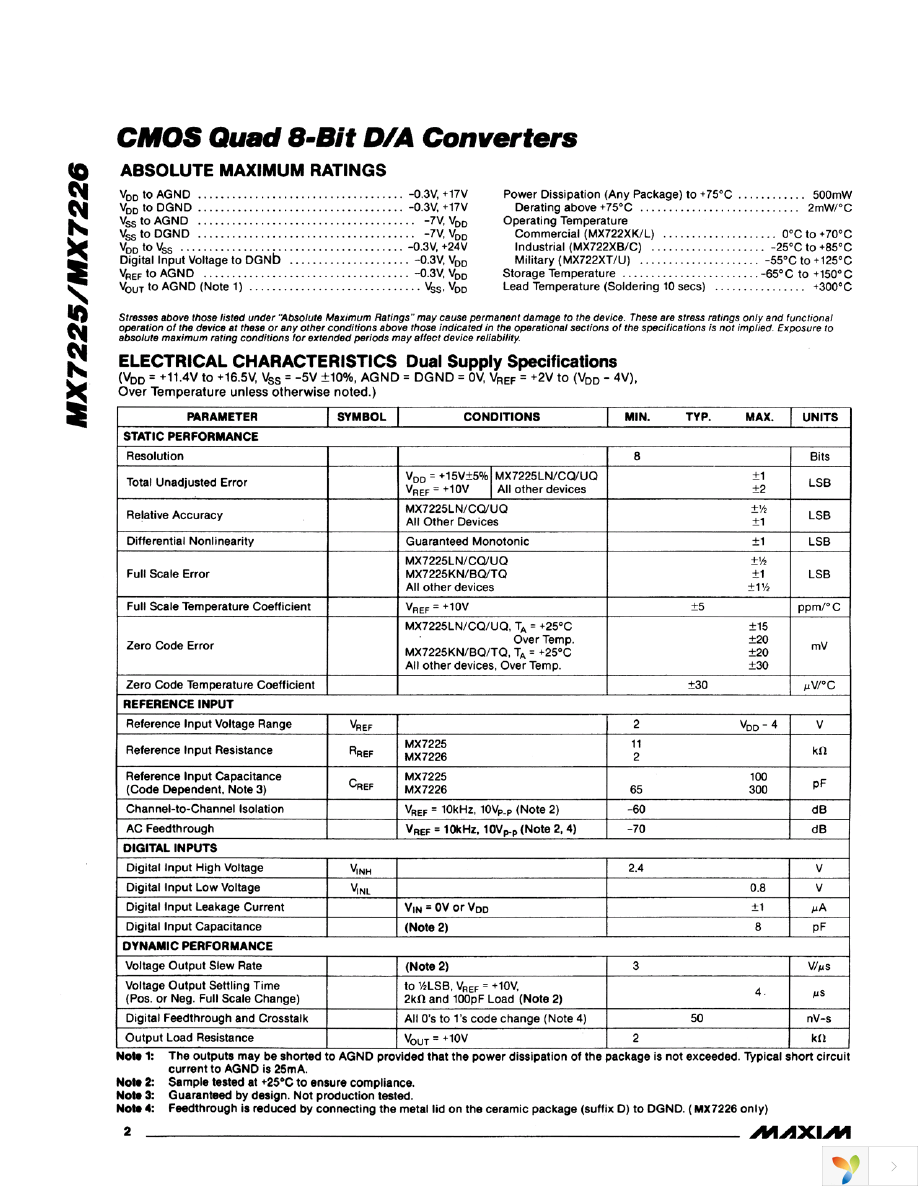 MX7226KN+ Page 2