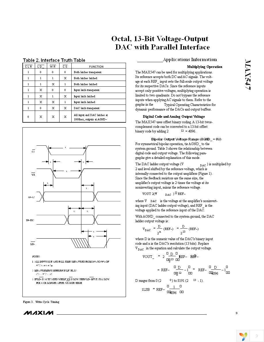 MAX547BCQH+D Page 9