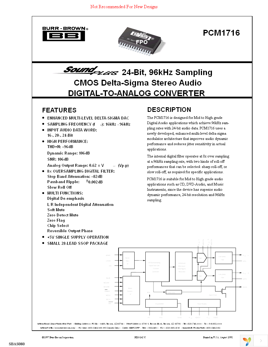 PCM1716E Page 1